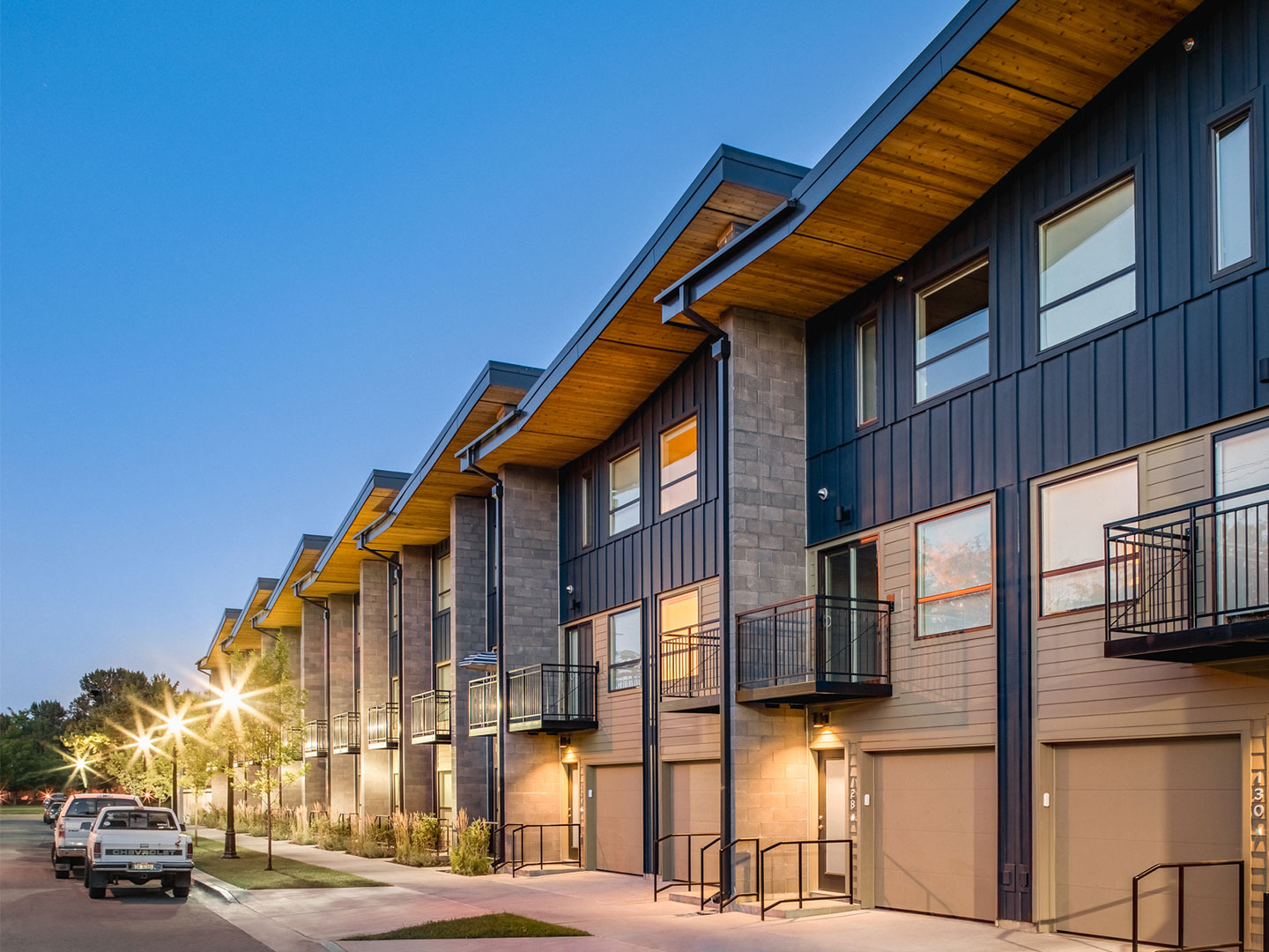 Ash + River Townhomes Pivot North Architecture