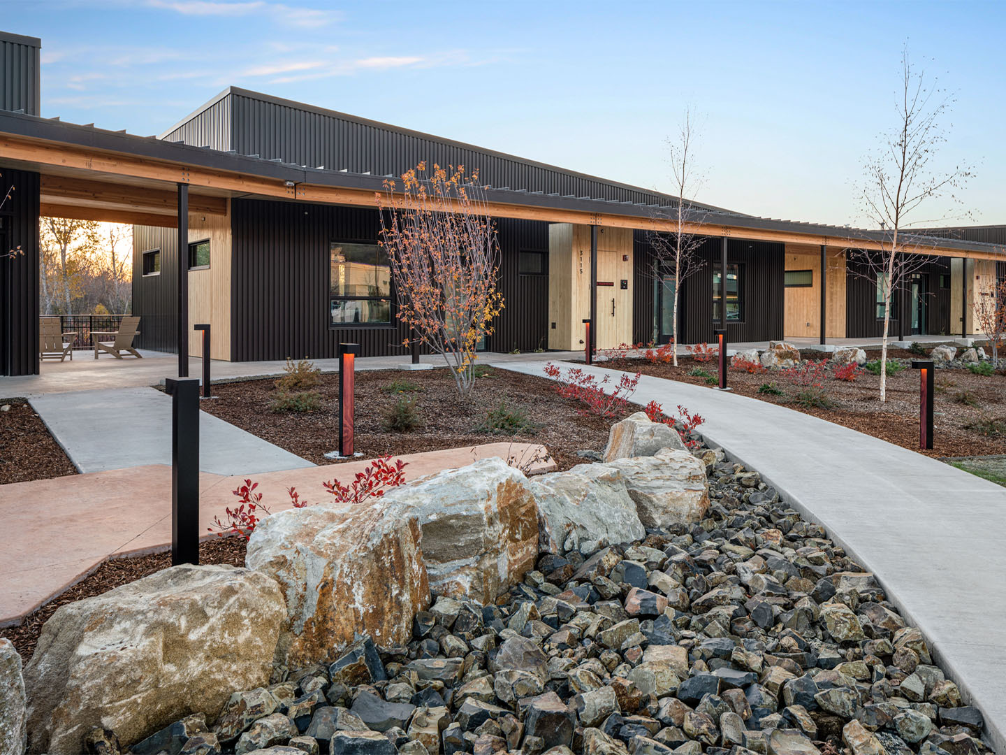 Housing at the Idaho Outdoor Fieldhouse campus