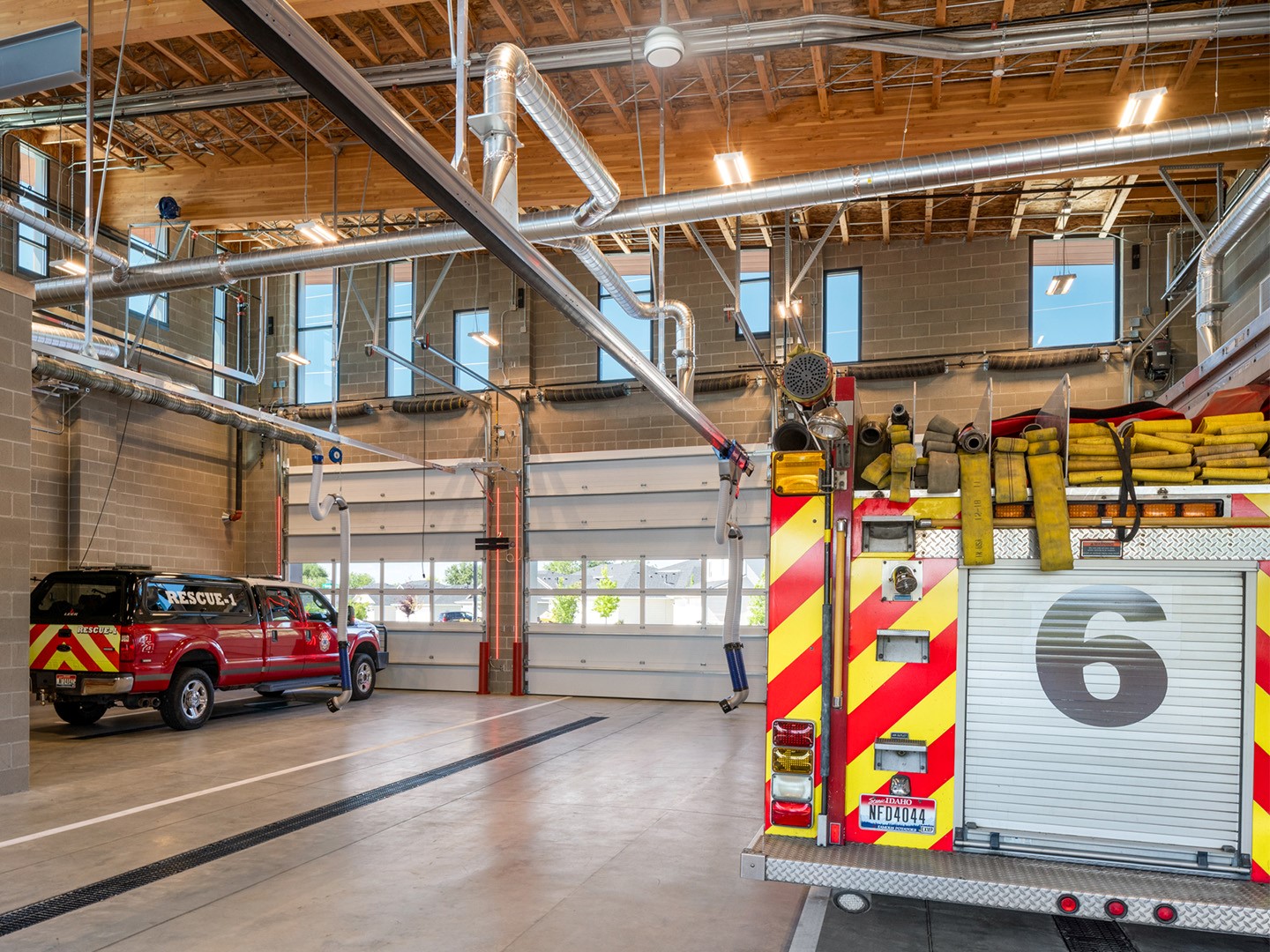 Fire Station Bay Interior