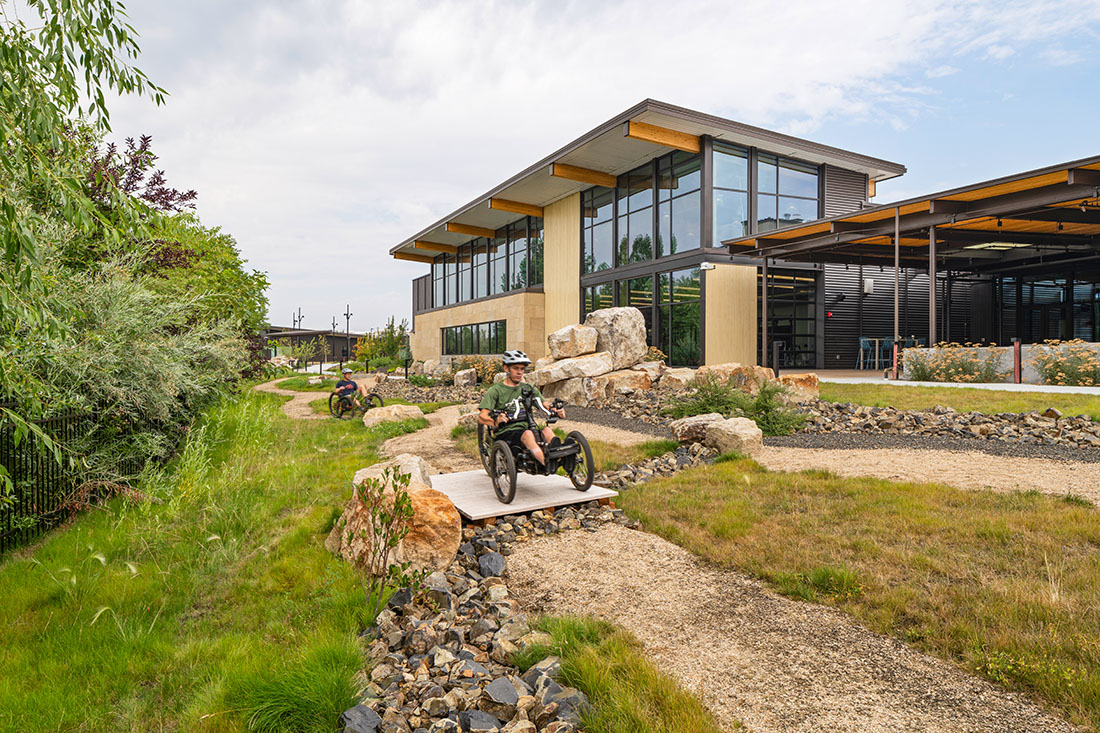Adaptive training area at the Idaho Outdoor Fieldhouse