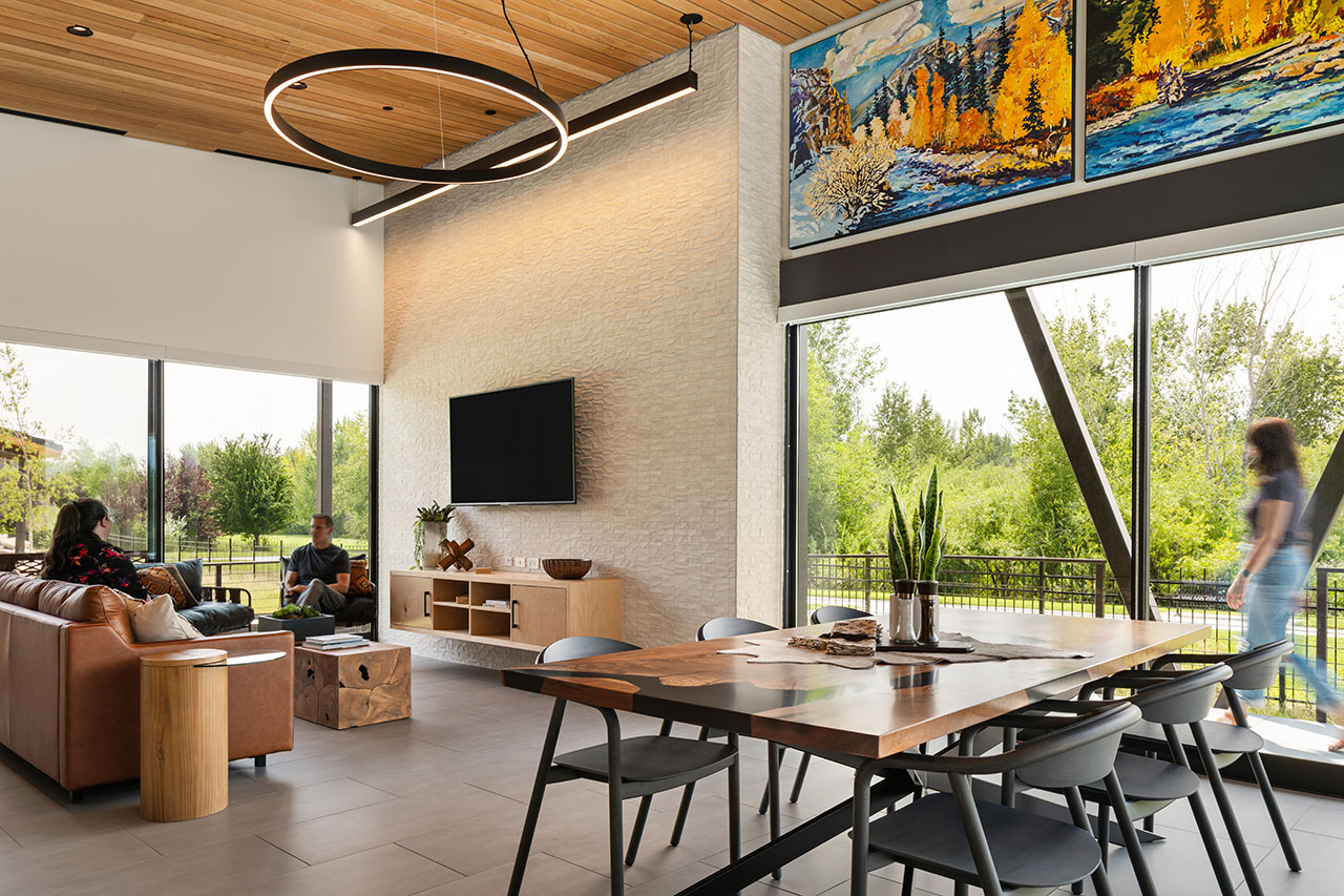 Landscape and daylight at the Idaho Outdoor Fieldhouse